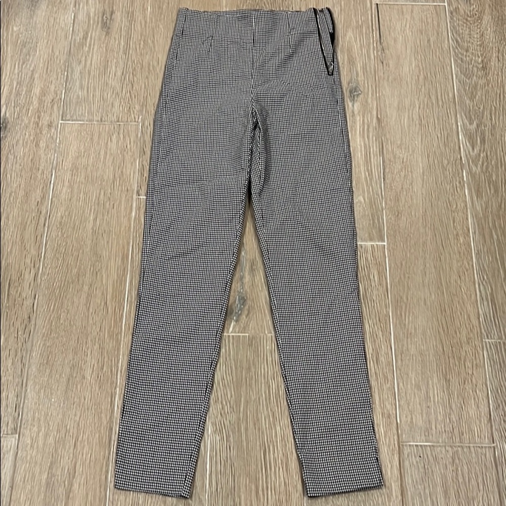 Dynamite Black and White Plaid Dress Pants
